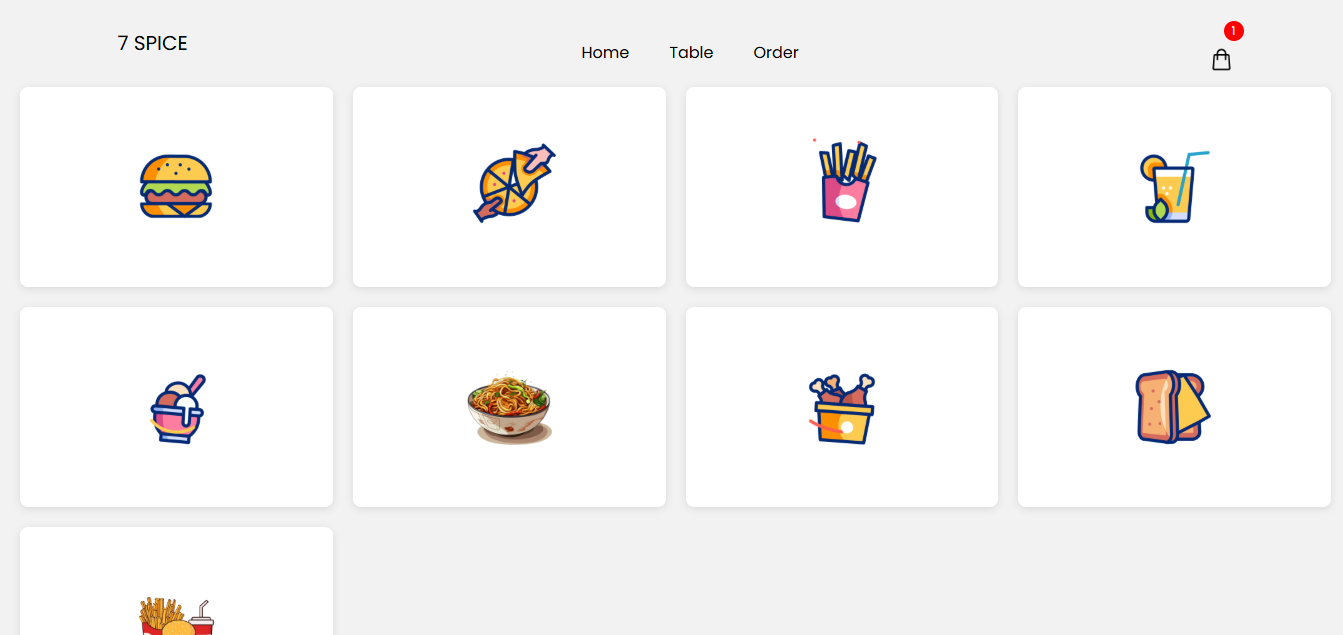 RESTAURANT ORDER & BILLING MANAGEMENT SYSTEM